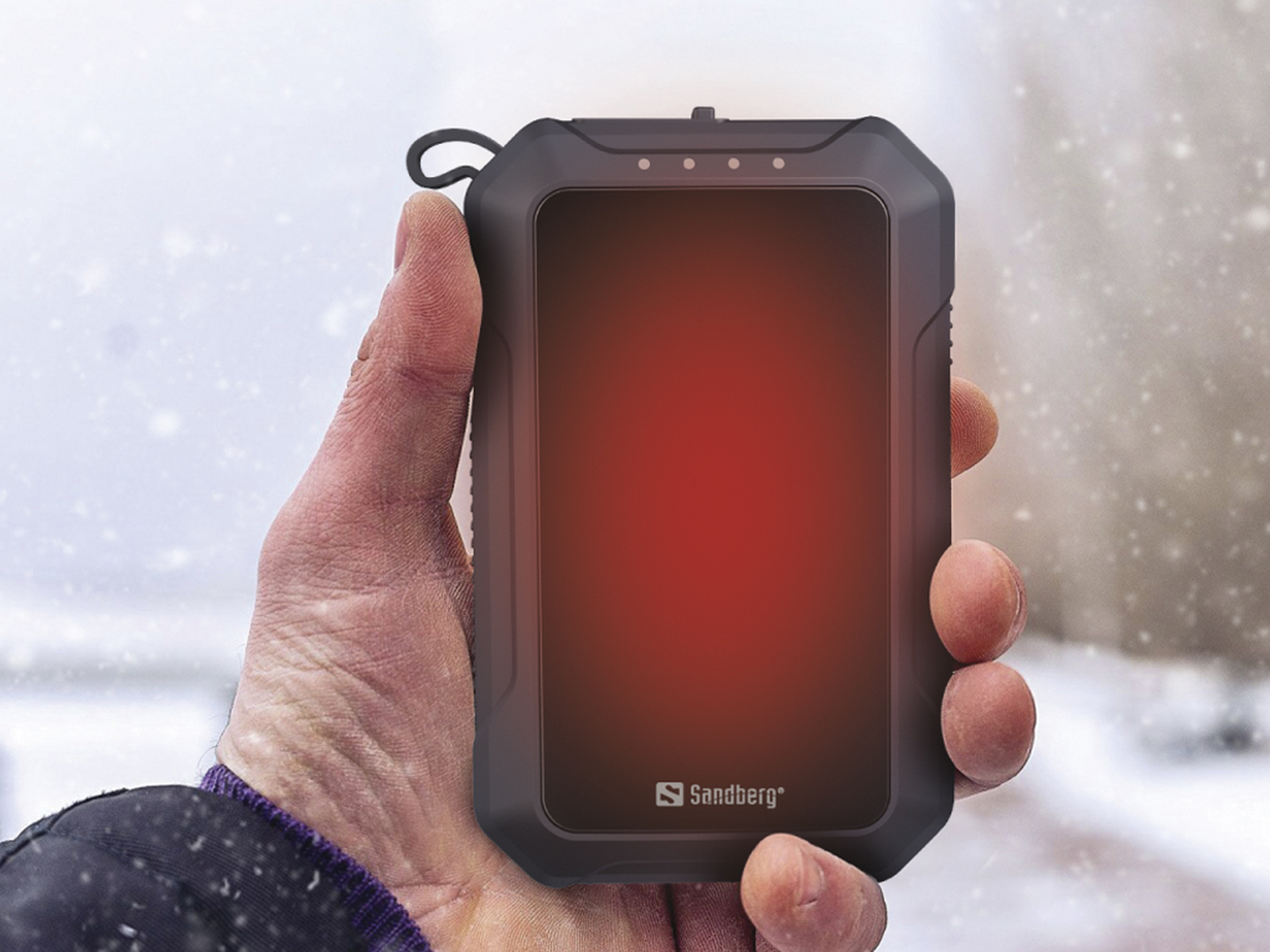 Sandberg 420-65 Hand Warmer Eksterna baterija 10000mAh, Crna