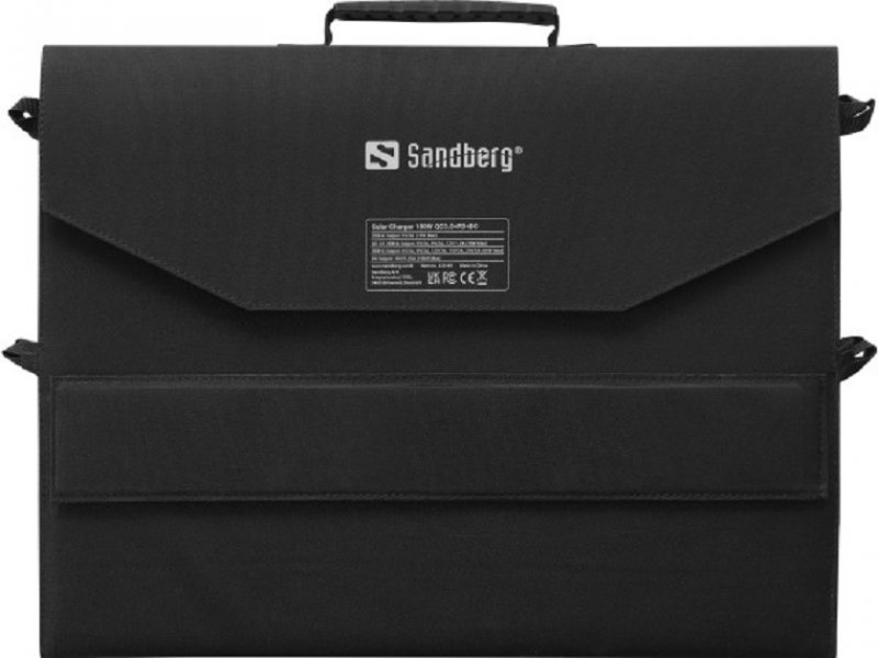 Sandberg 420-81 Solarni panel za punjenje, Crni