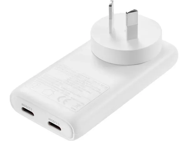 Sandberg 441-68 Putni punjač 2 x USB-C/A 65 W 4 u 1, Beli