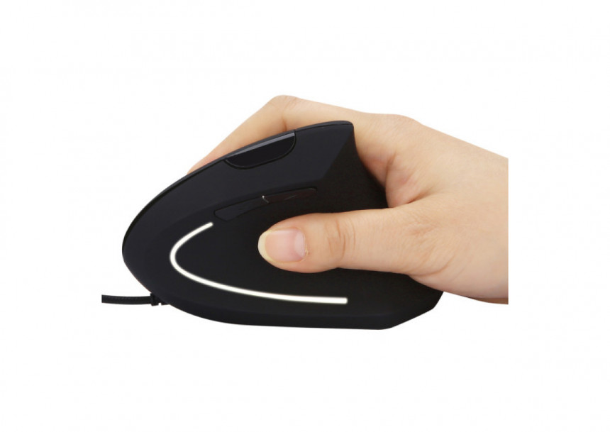 Sandberg 630-14 Miš Vertical Mouse USB 1600 DPI, Crni
