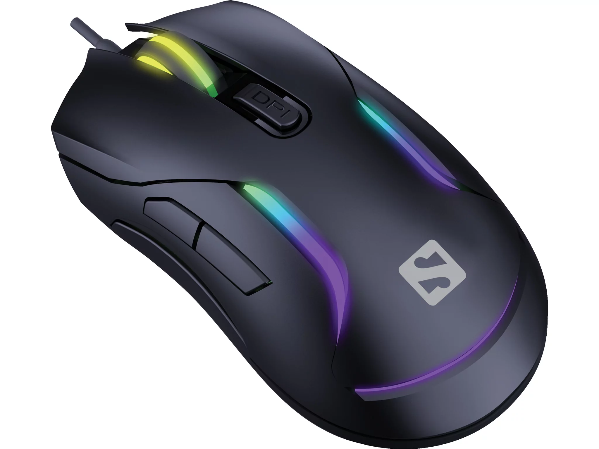 Sandberg LightFlow 6D Gaming miš Multi color LED, Crni