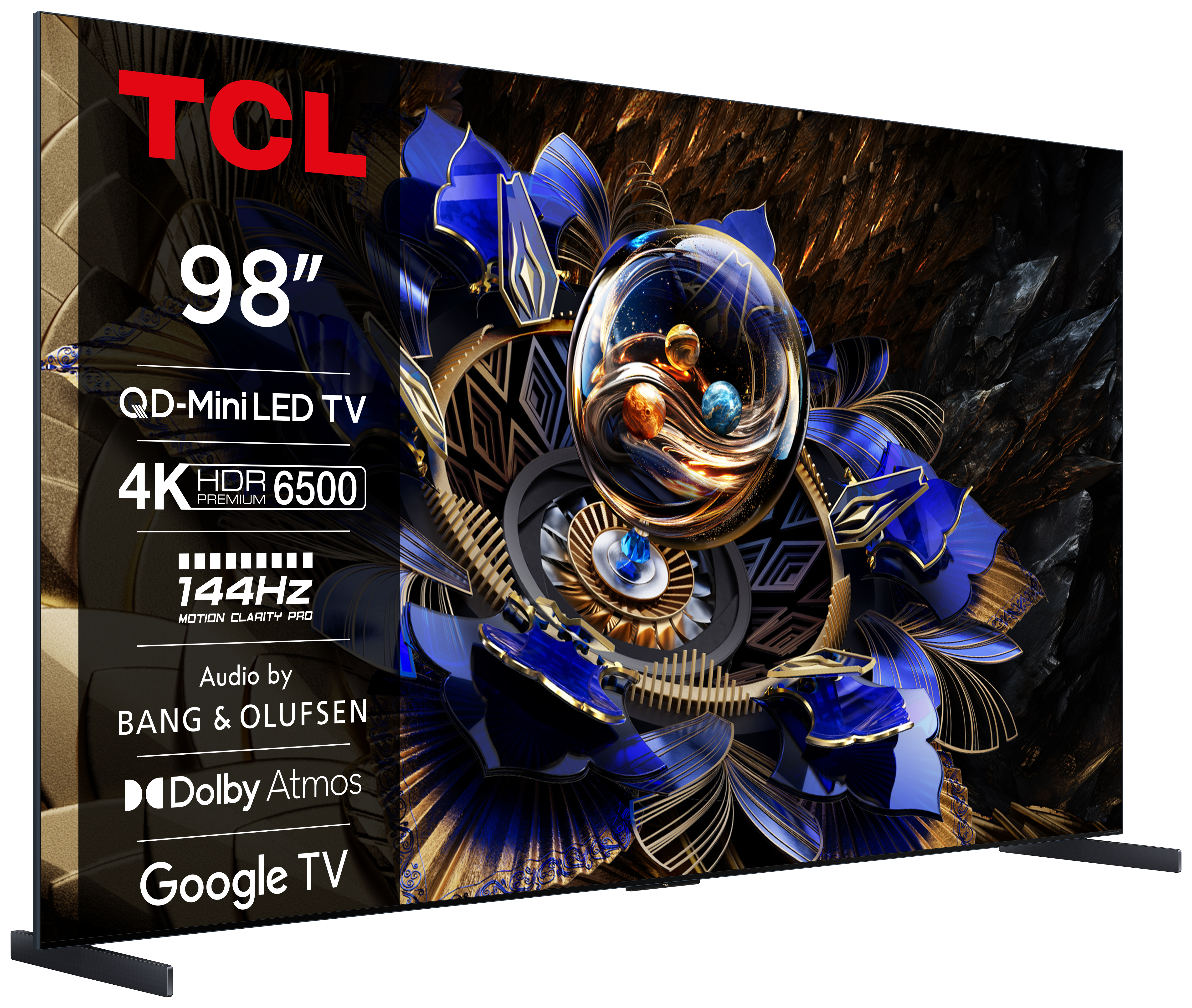 TCL 98X11K Televizor 98" MiniLED 4K 144Hz Google TV Bang&Olufsen, Crni
