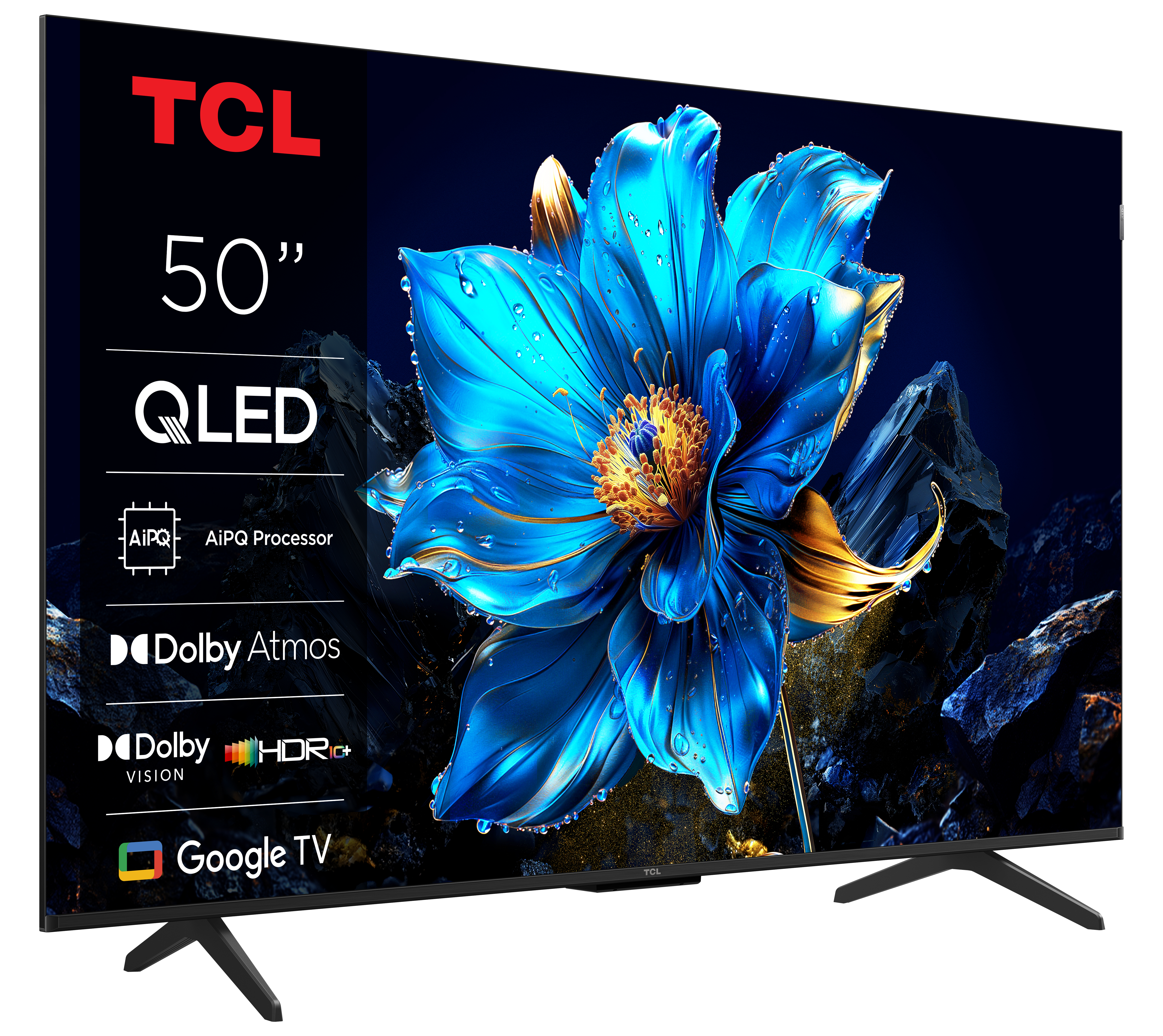 TCL 50P7K Televizor 50" QLED 4K 60Hz Google TV, Crni