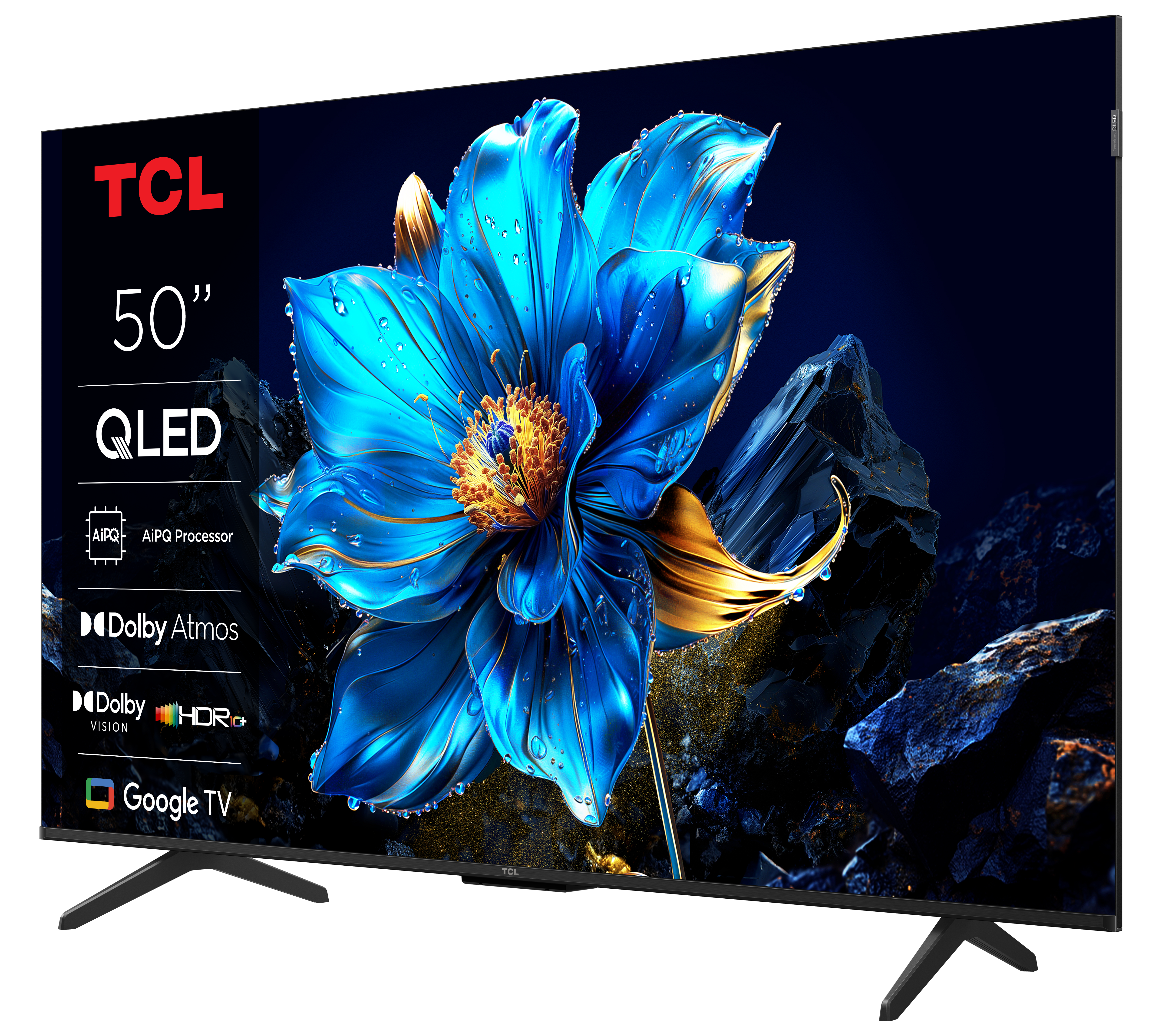 TCL 50P7K Televizor 50" QLED 4K 60Hz Google TV, Crni