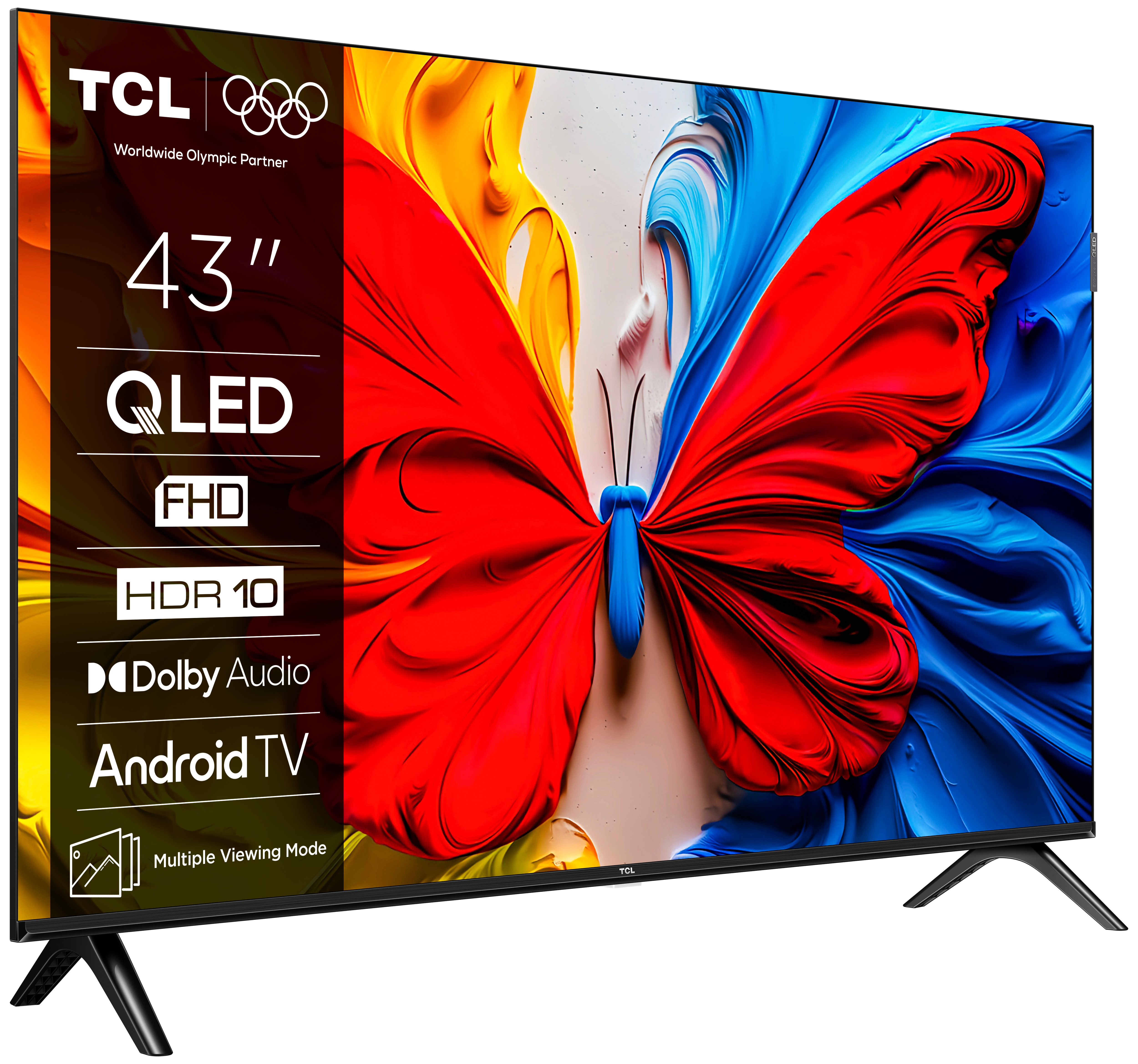 TCL 43S5K Televizor 43" QLED FullHD 60Hz Android TV, Crni