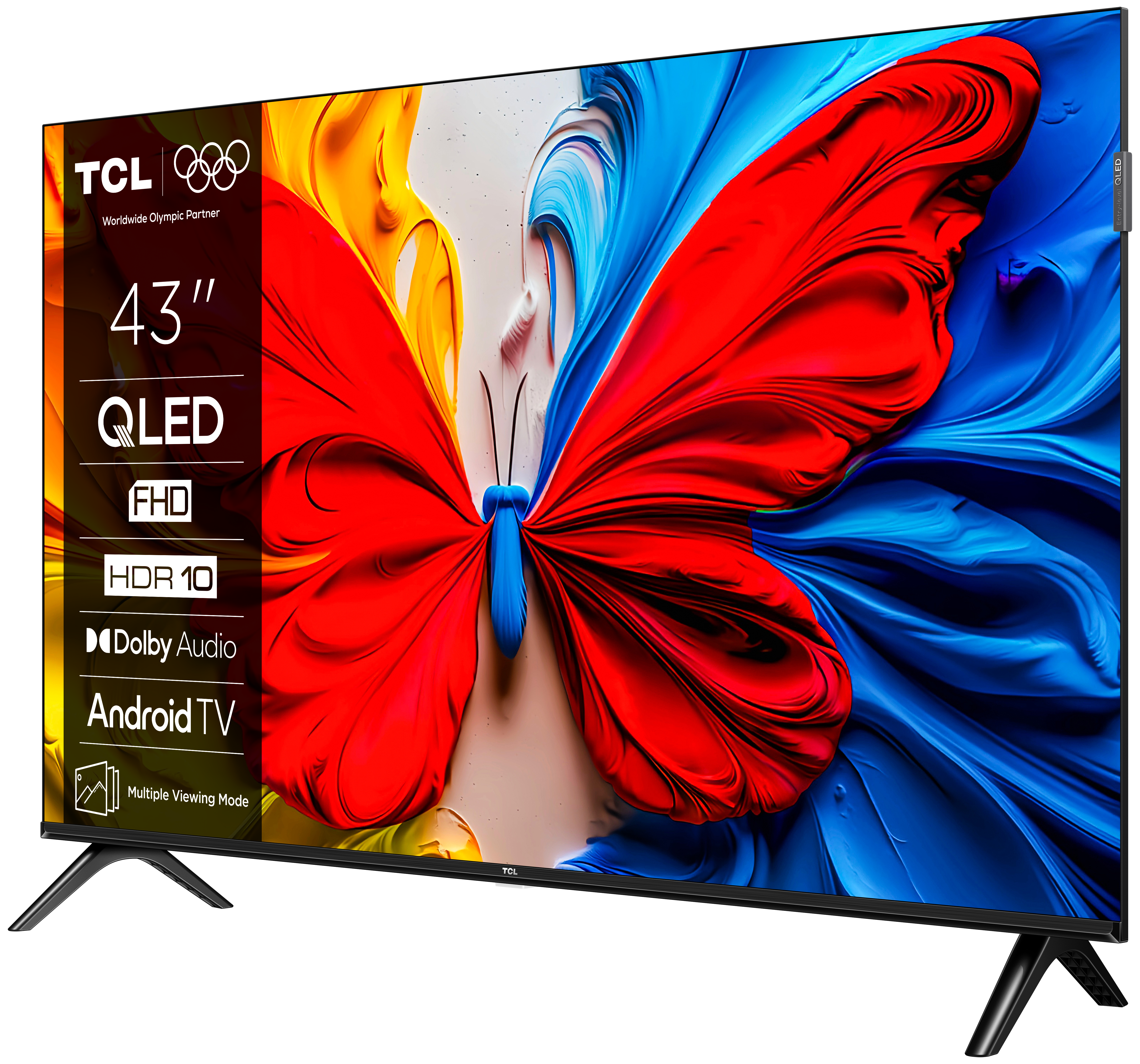 TCL 43S5K Televizor 43" QLED FullHD 60Hz Android TV, Crni