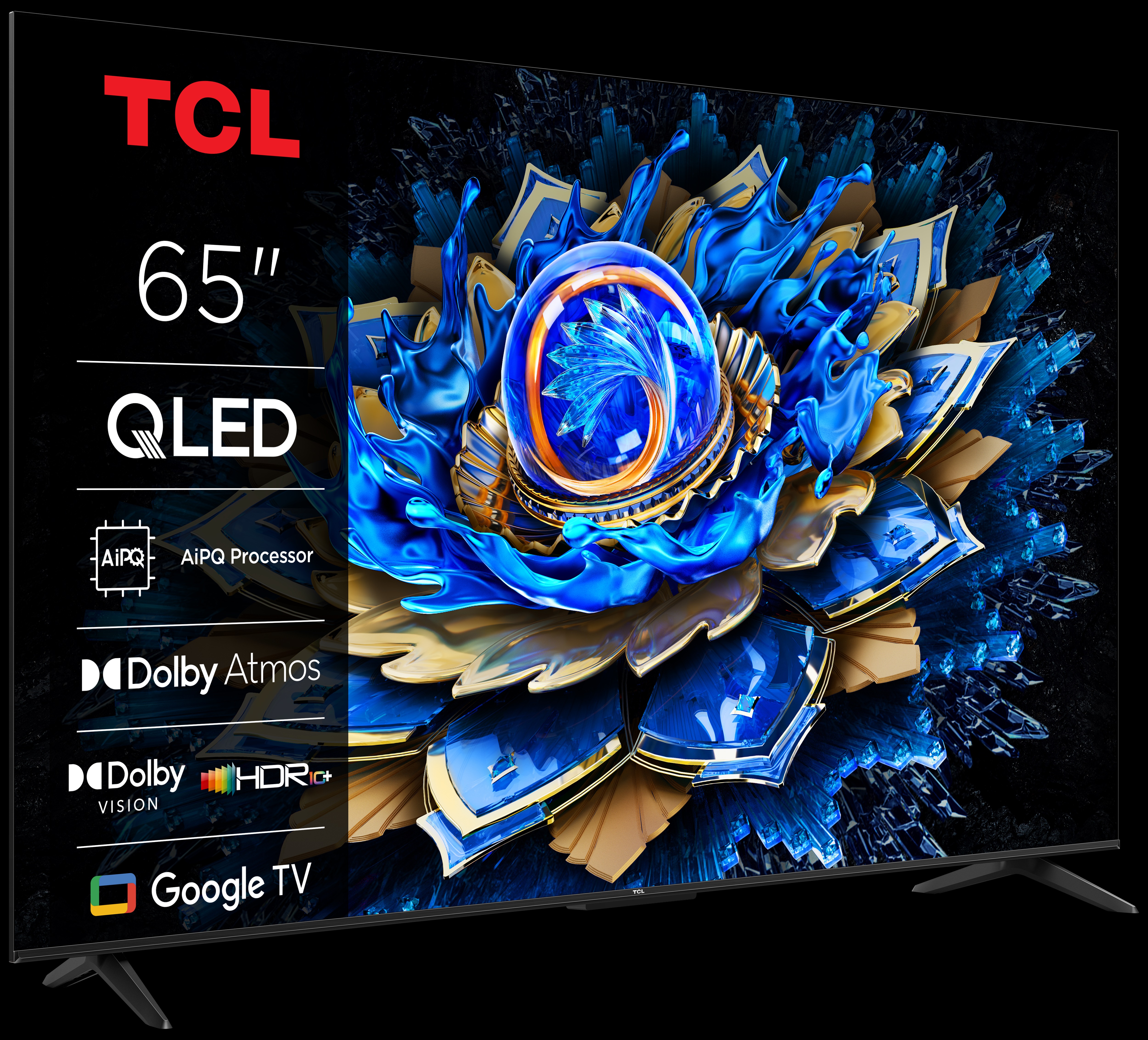 TCL 65T69C Televizor 65" QLED 4K UHD Google TV, Crni