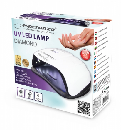 Esperanza EBN007 uređaj za sušenje noktiju 80 W UV + LED