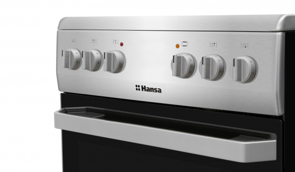Hansa FCCS56069 Električni šporet, Srebrni