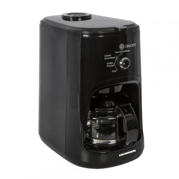 Heinner HCM-900RBK Aparat za filter kafu Sa mlinom 900W, Crni