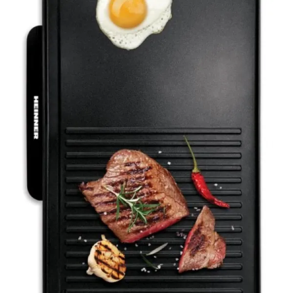 HEINNER HEG-F2000GT Električni roštilj 2000W 49 x 27 cm, Crni