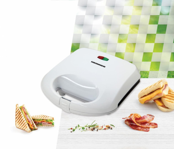 Heinner SM-K 750 Aparat za sendviče 750W, Beli