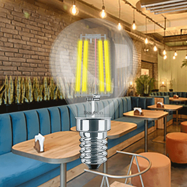 Braytron BRY-ADVANCE-4W-E14-P45-CLR-3000K LED sijalica 3000K