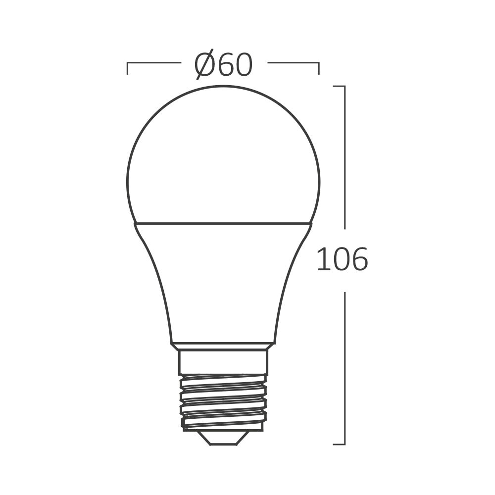 Braytron BRY-ADVANCE-9W-E27-A60-4000K LED sijalica
