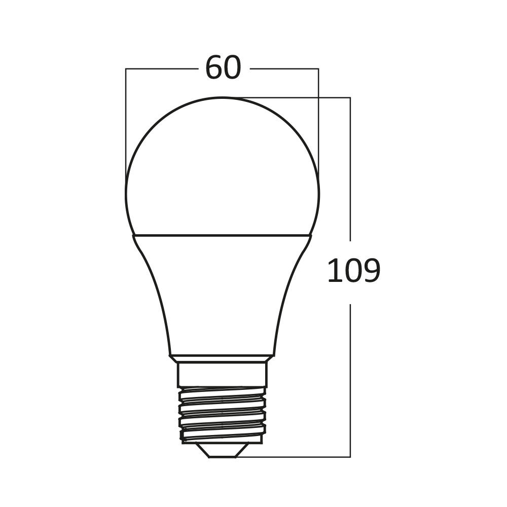 Braytron BRY-ADVANCE-11W-E27-A60-4000K LED sijalica