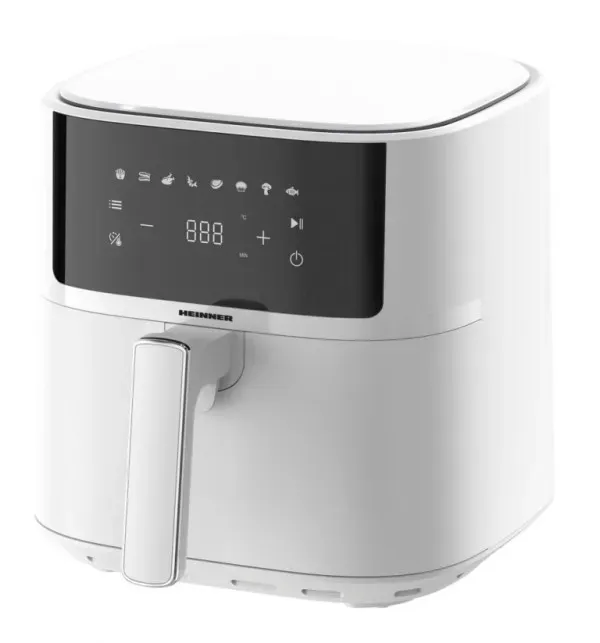 Heinner HAF-B6WH17SQ Air Fryer friteza 1700W 5.7L, Bela