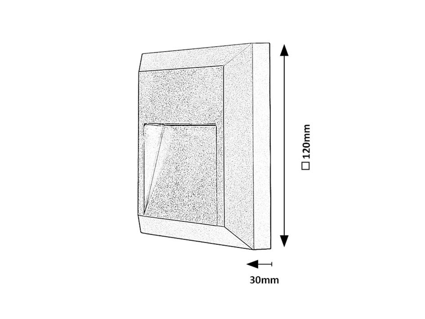 Rabalux Trento Spoljna zidna lampa LED IP65 4W 180lm, Antracit