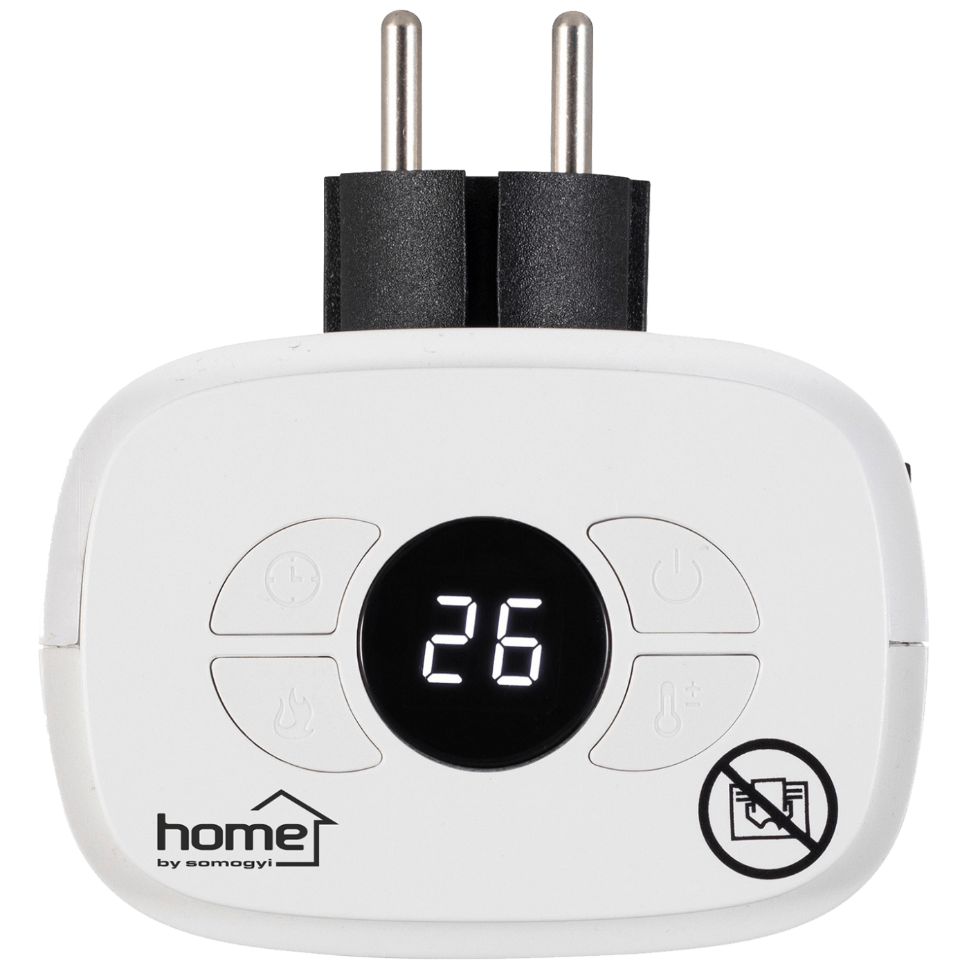 Home FKH 401 Keramička grejalica 400 W efekt plamena, Bela