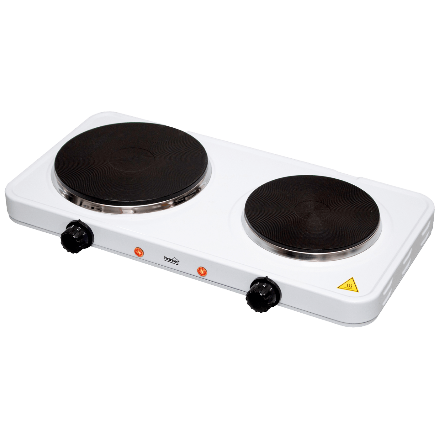 Электрическая плита с двумя нагревательными пластинами Home HG-R02WH