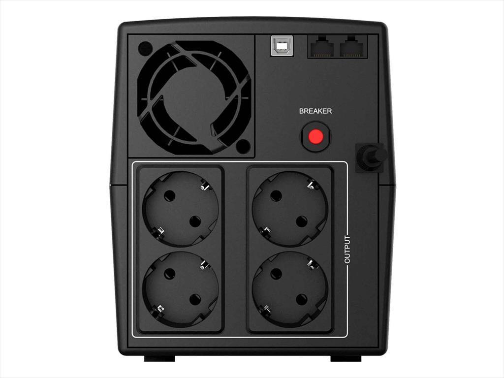 Njoy UPLI-LI100KE-CG01B UPS napajanje 1000VA/600W KEEN 4xSCHUKO