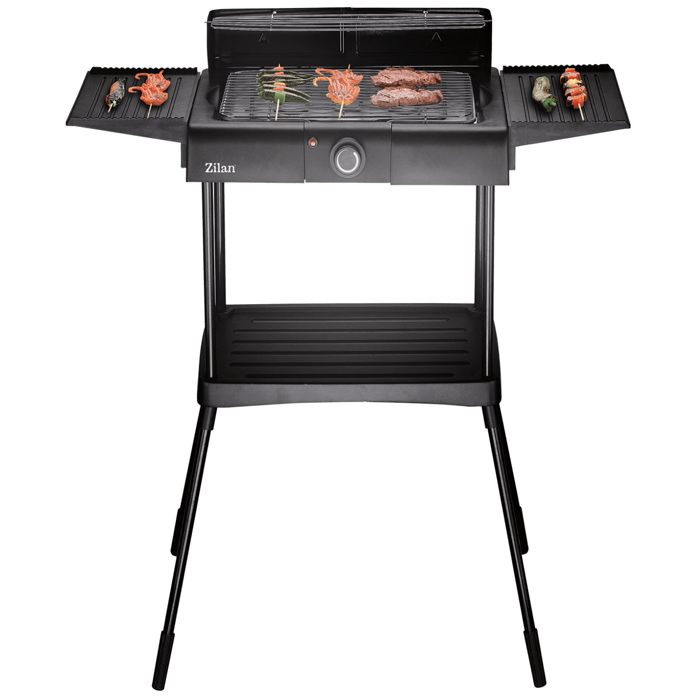 ZILAN ZLN3789 Električni Grill / Roštilj električni 2400W samostojeći, Crni