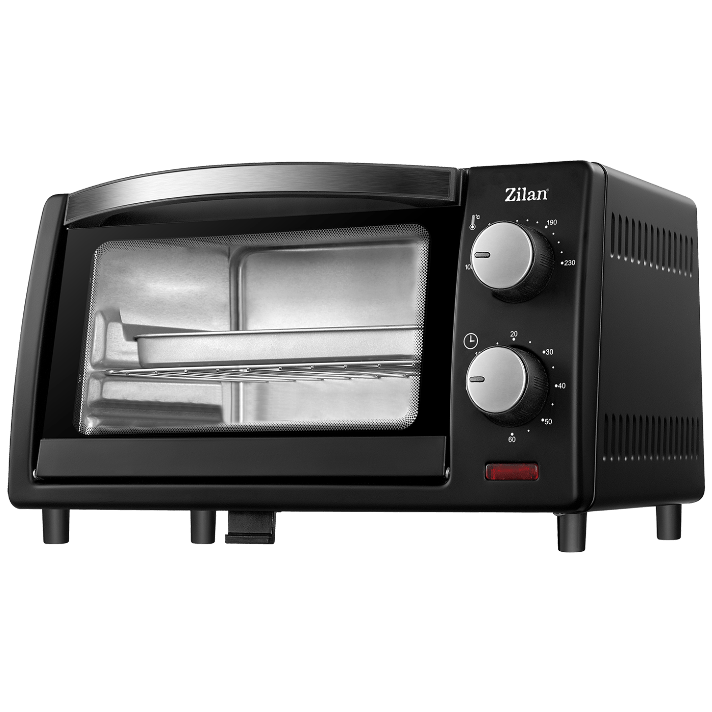 Zilan ZLN4328 Mini pećnica zapremina 9 l 800 V, Crna