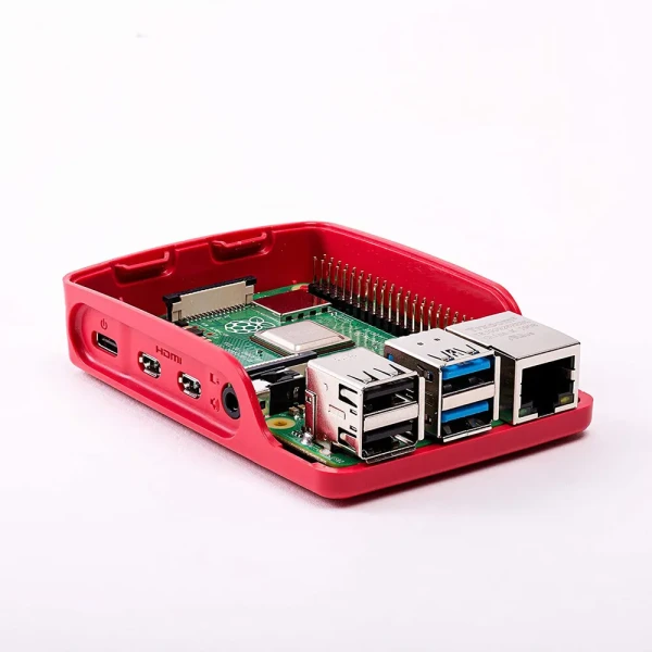 Case for Raspberry Pi 4 Red White