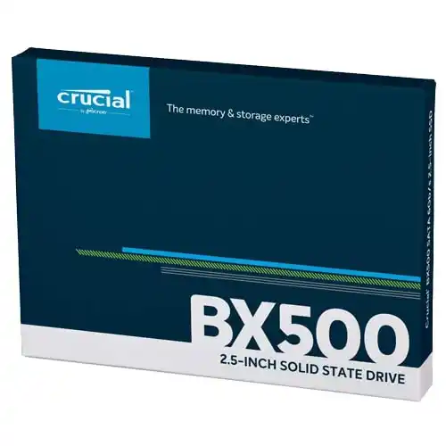 Crucial BX500 SSD 2.5 SATA 240GB 540/500 MB/s, Sivi