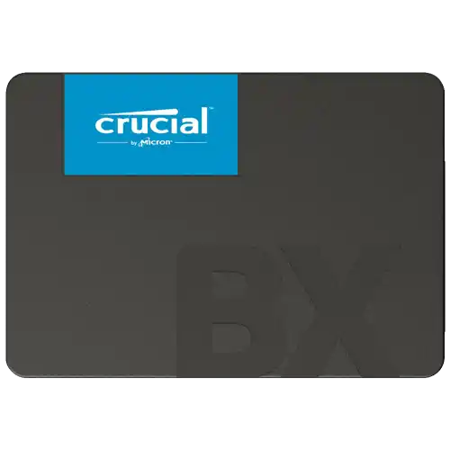 Crucial BX500 SSD 2.5 SATA 240GB 540/500 MB/s, Sivi