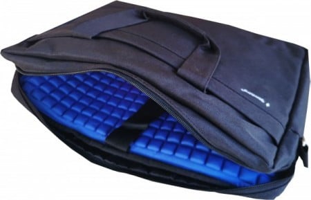 Gembird Notebook torba 15.6 sa duplom pregradom, Crna