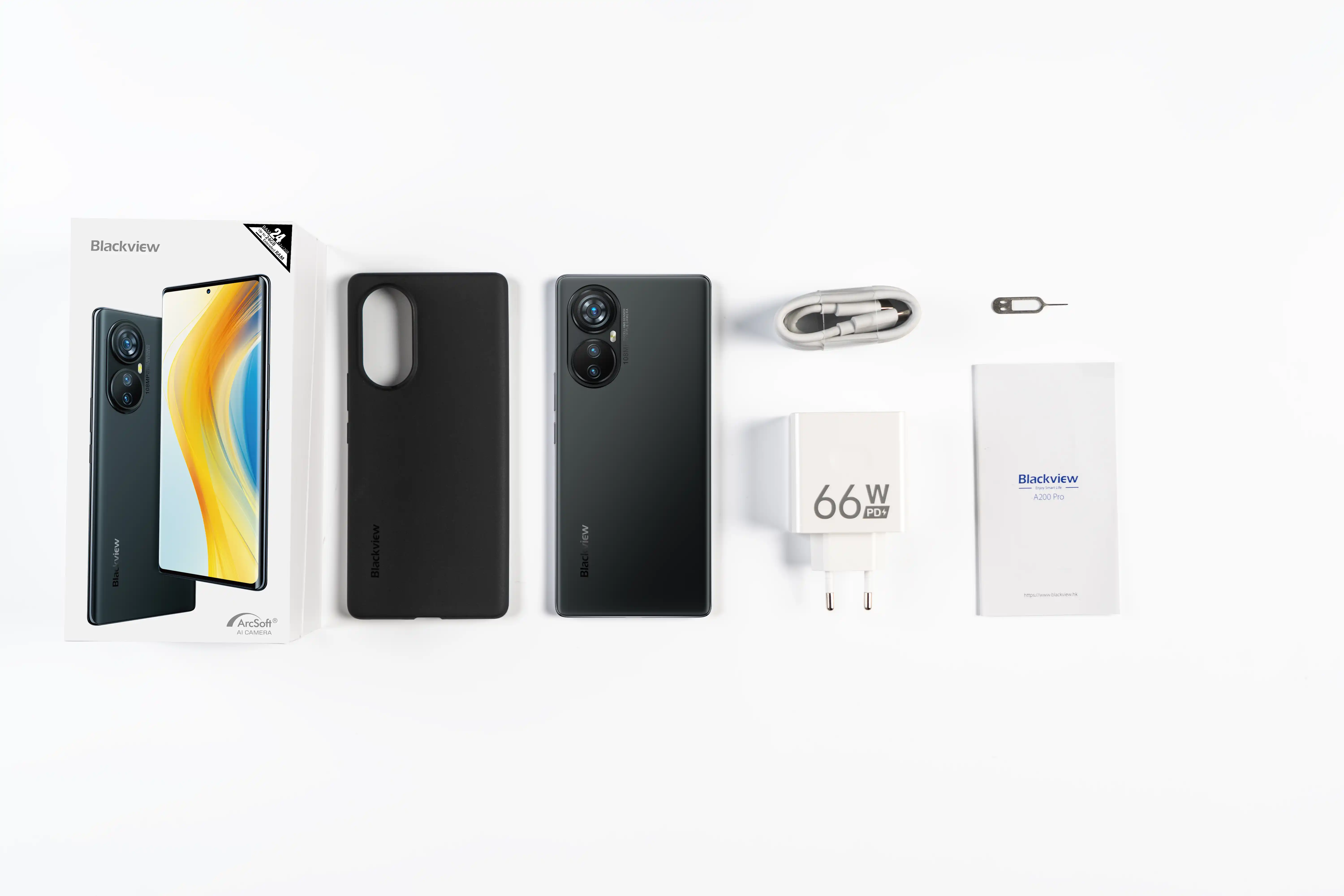 Blackview A200 Pro Mobilni telefon 12/256GB, Crni