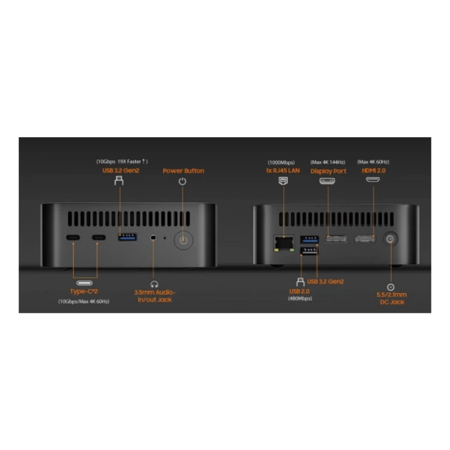 Blackview MP100 Desktop računar Ryzen 7 7430U 16GB 512GB HDMI DP RJ45 Bluetooth WiFi Windows 11 Pro