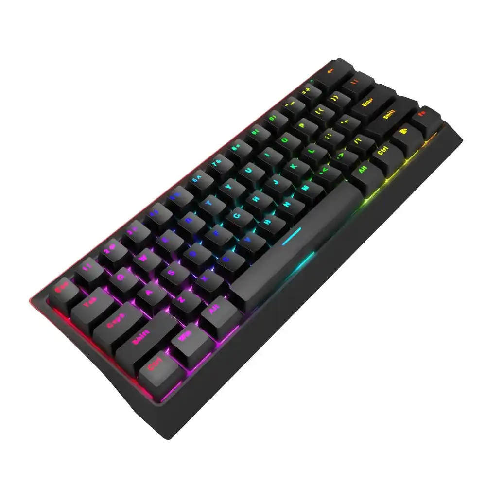 Marvo Hecate 61R KG962 Gejming tastatura Mehanička RGB osvetljenje USB povezivanje, Crna