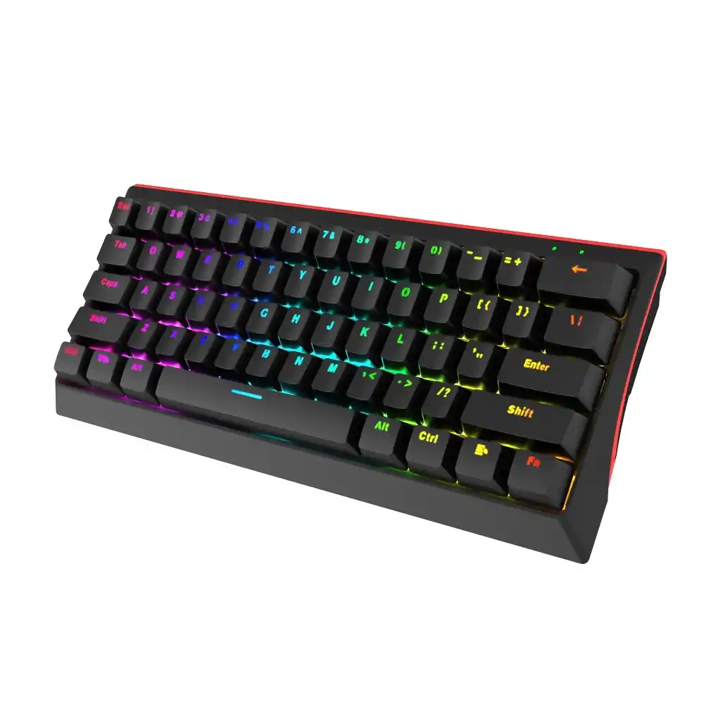 Marvo Hecate 61R KG962 Gejming tastatura Mehanička RGB osvetljenje USB povezivanje, Crna