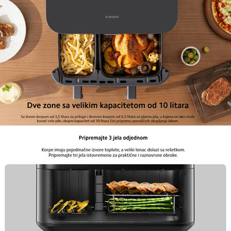Xiaomi Dual Zone Air Fryer 10L EU