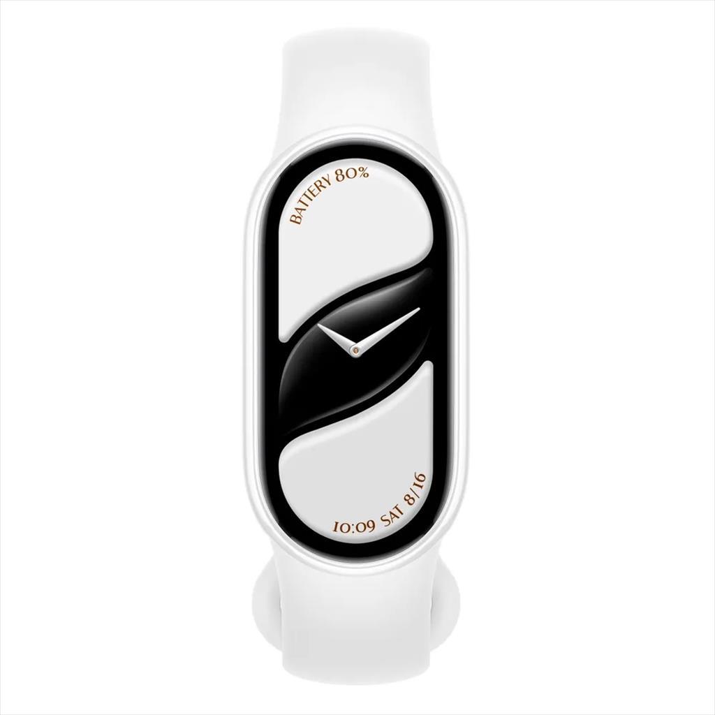 Xiaomi Mi Band 10 pametna narukvica 1.72" AMOLED 60Hz keramičko izdanje, Biserno bela