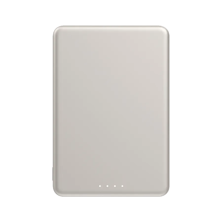 Xiaomi Power bank SuperSlim magnetni 5000 mAh, Sivi