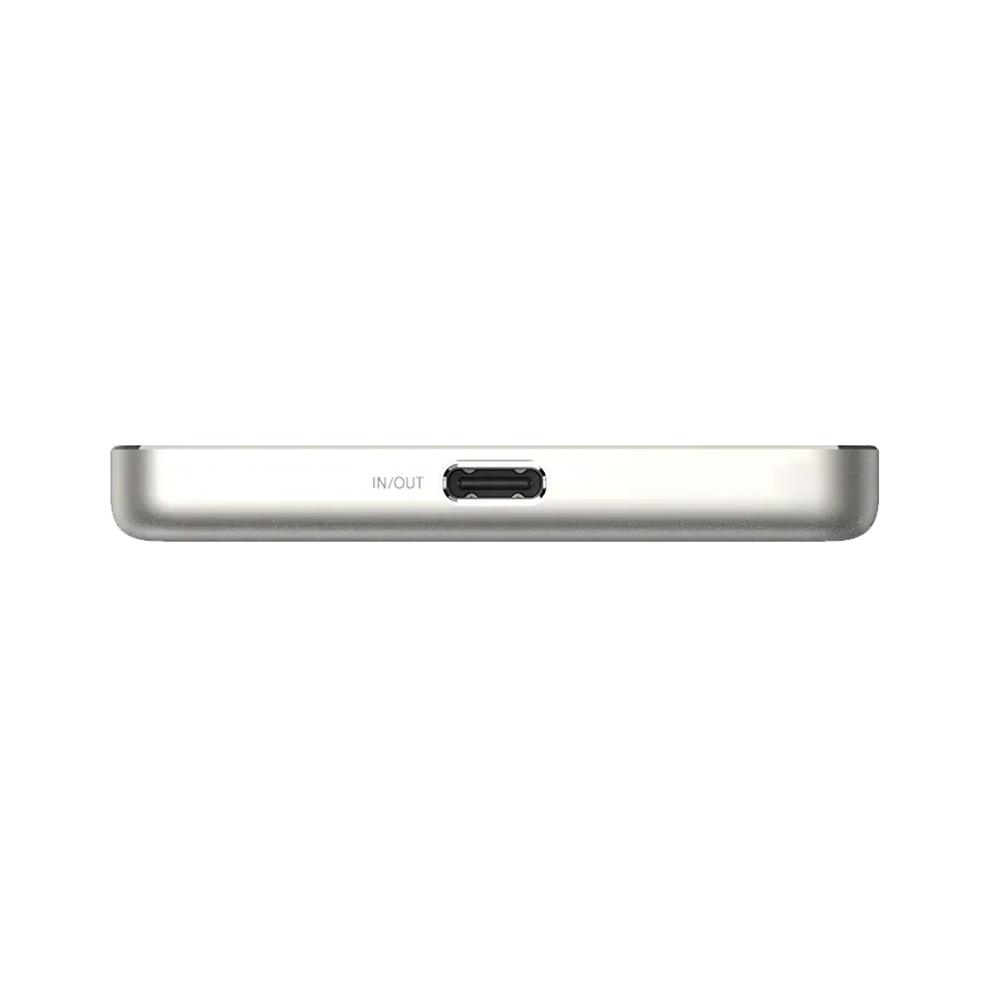 Xiaomi Power bank SuperSlim magnetni 5000 mAh, Sivi