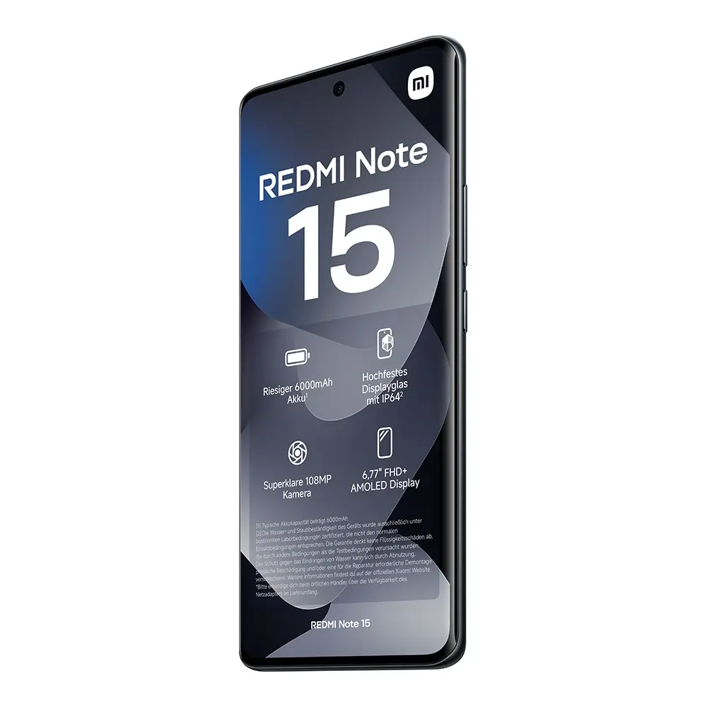 Xiaomi Redmi Note 15 Mobilni telefon 8+256 GB, Crni