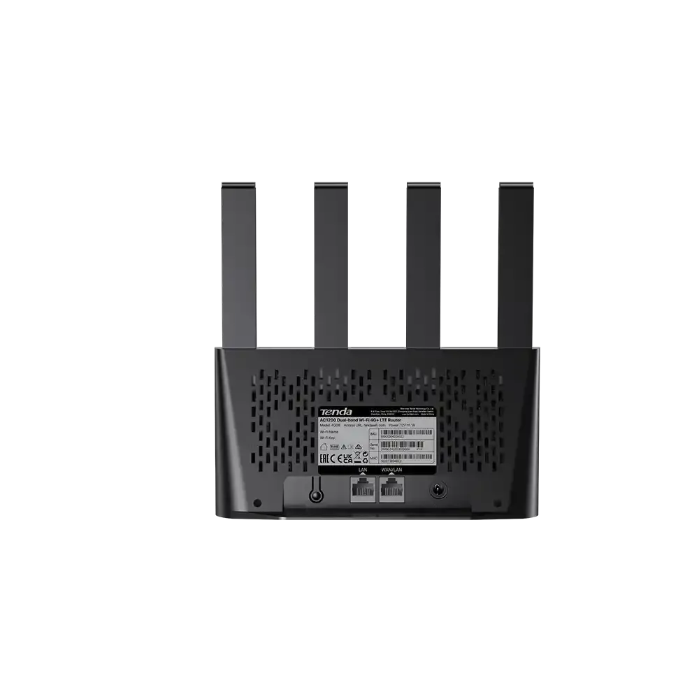 Tenda 4G08 Wireless 4G LTE Router AC1200 sim slot 1x Lan 1x Wan 2 External 4G/3G/2G/2 Internet Wi-Fi