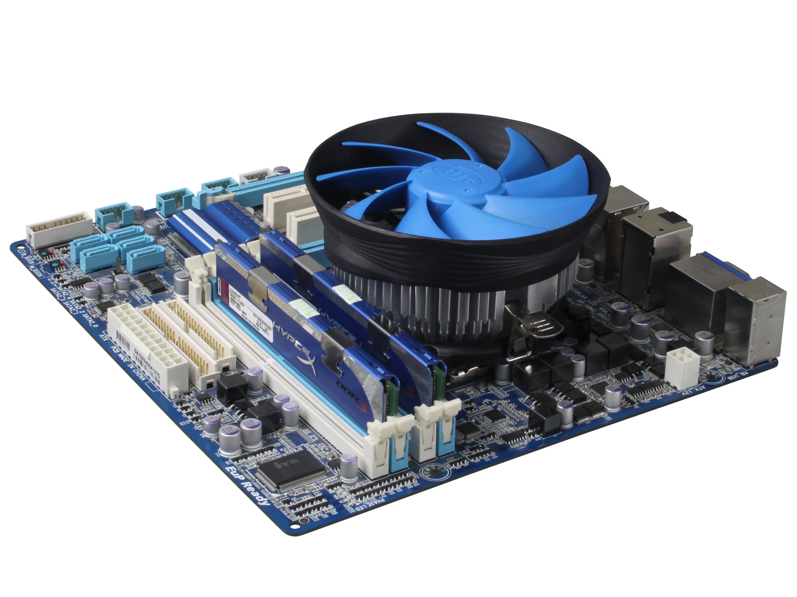 DeepCool GAMMA ARCHER Procesorski Ventilatori 12 cm, Crno/Plavo/Srebrno