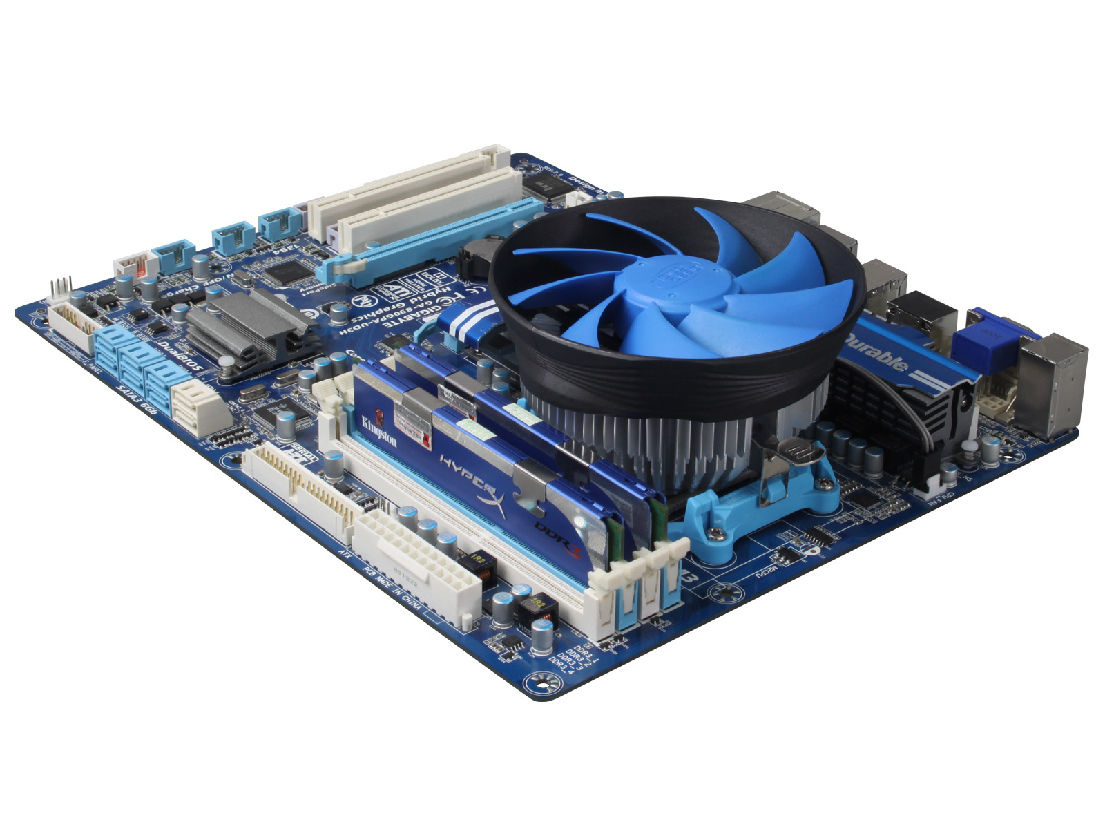 DeepCool GAMMA ARCHER Procesorski Ventilatori 12 cm, Crno/Plavo/Srebrno