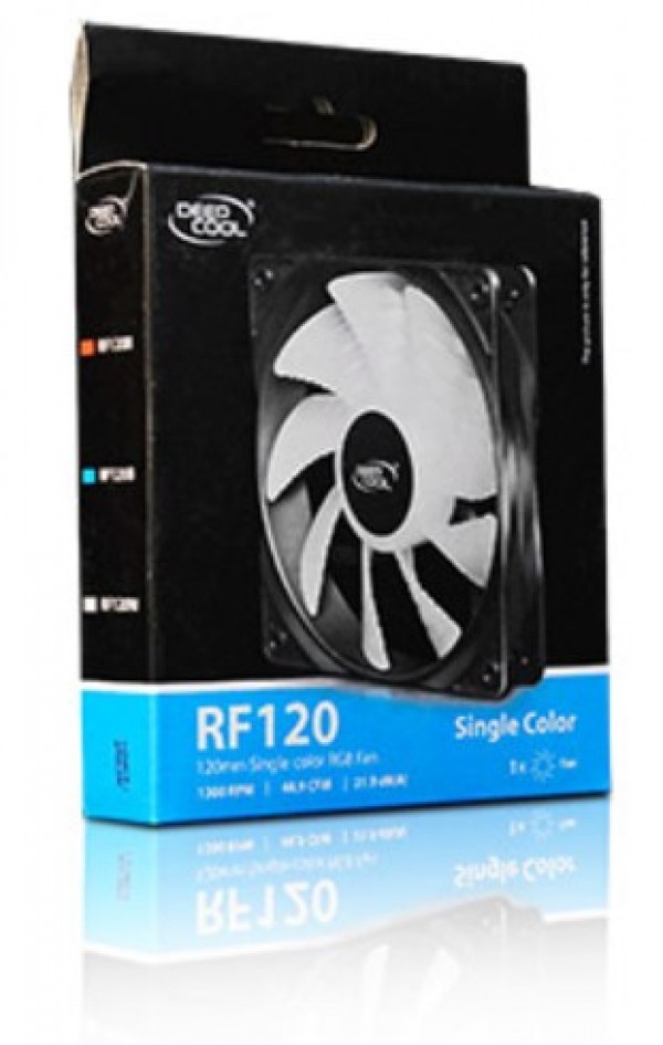 Deepcool Ventilator za kućište led RF120R, Crveni