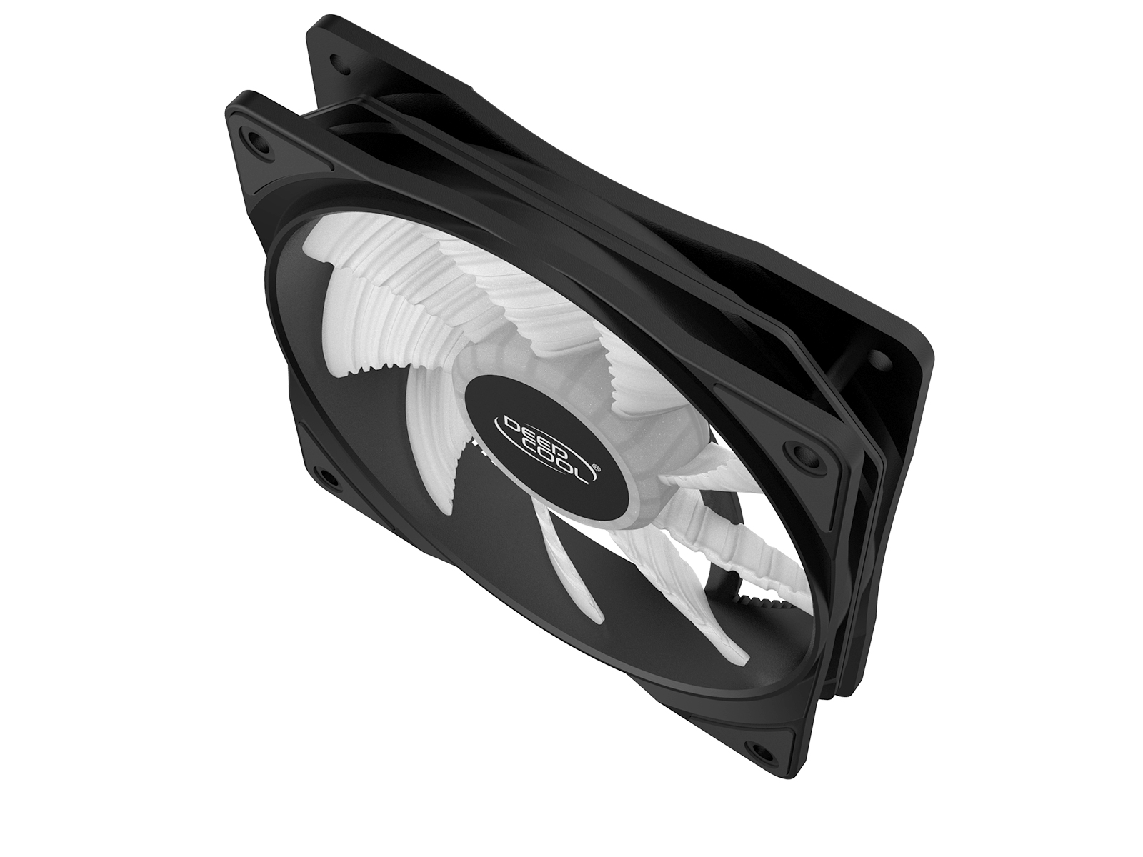 DeepCool ventilator računarskog kućišta 12 cm Crno sa plavim osvetljenjem, Crno Sa Plavim Osvetljenjem