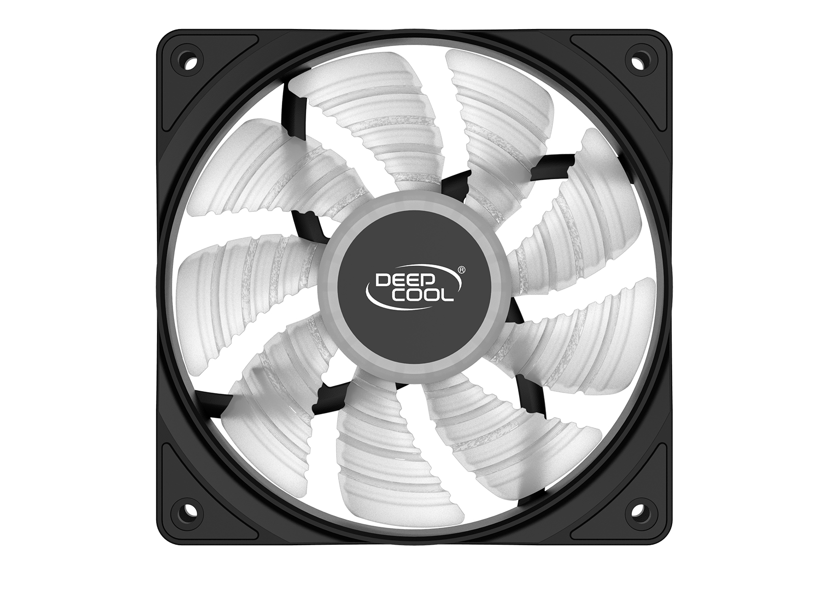 DeepCool ventilator računarskog kućišta 12 cm Crno sa plavim osvetljenjem, Crno Sa Plavim Osvetljenjem