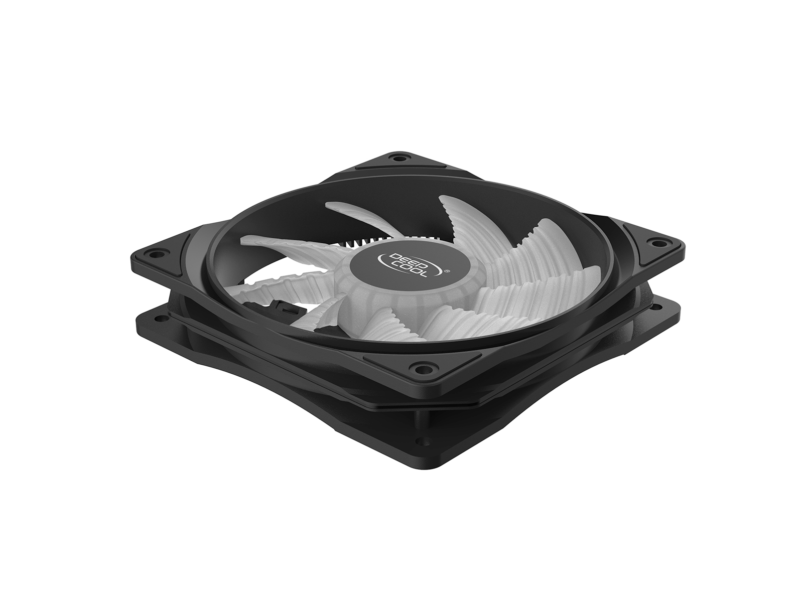 DeepCool ventilator računarskog kućišta 12 cm Crno sa plavim osvetljenjem, Crno Sa Plavim Osvetljenjem