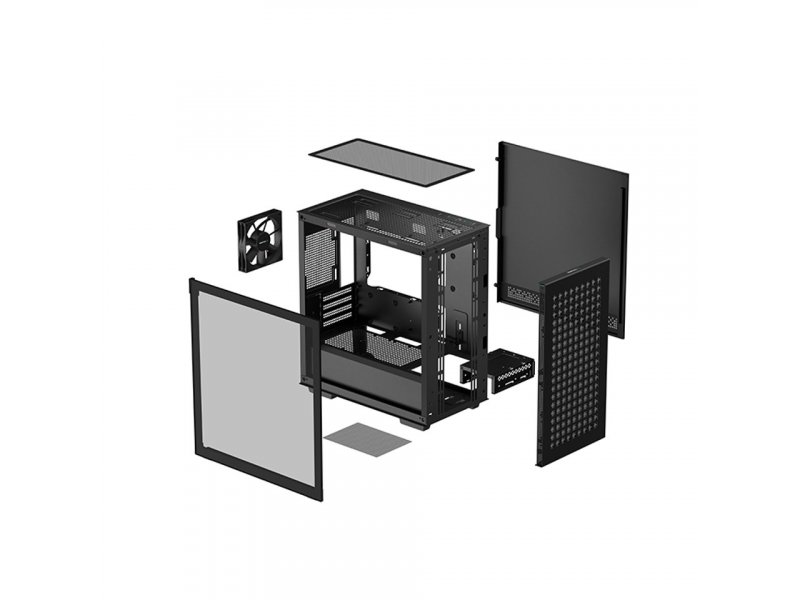 DeepCool CH370 Kučiste, Crno