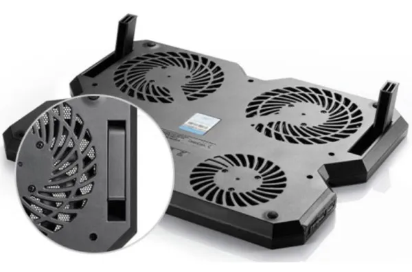 DeepCool Multi Core X6 Hladnjak za laptop 15.6 2x140mm+100mm.Fan 1000/1300rpm 121CFM 24dB 380x295x24