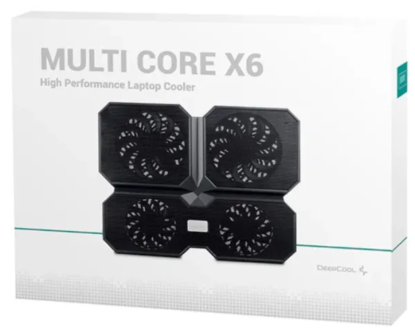 DeepCool Multi Core X6 Hladnjak za laptop 15.6 2x140mm+100mm.Fan 1000/1300rpm 121CFM 24dB 380x295x24