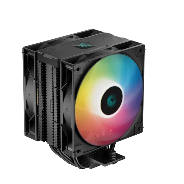 DeepCool AG400 Digital Plus Kuler za procesor sa displejem 2x120mm 2100rpm, Crni